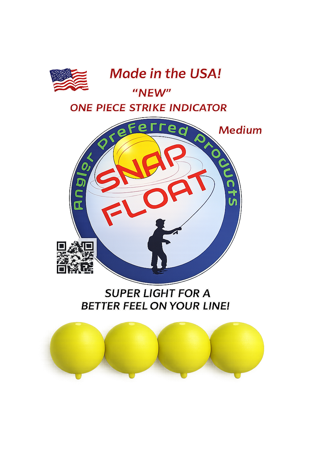 Snap Float - Medium - Bright Yellow